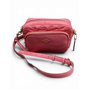 NWT Coach Purse Women’s One Size Court Crossbody With Ruching C4095 Pink